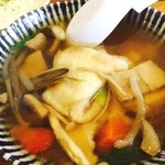 みなと食堂 - せんべい汁