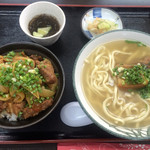 本部そば - よくばりセット