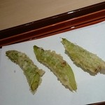 てんぷら 近藤 - アスパラ