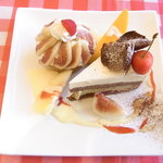 パティスリー アンシャンテ - 初めてのイートイン　素敵な盛り付け☆♪