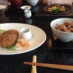 レストラン ぎんざ 泥武士 - メンチカツ