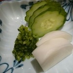 てんぷら 近藤 - 漬物