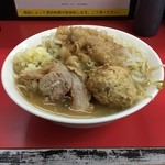 ラーメン 一心 - ラーメン中（ニンニク、アブラ、肉玉)