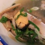 麺哲支店 麺野郎 - ムール貝とほうれん草の塩つけ麺(2015/7)