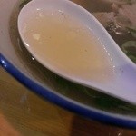 麺哲支店 麺野郎 - ムール貝とほうれん草の塩つけ麺(2015/7)