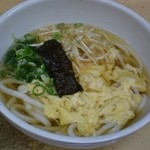 Kishi Yuuya - 玉子とじうどん300円