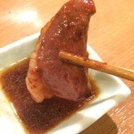 焼肉 グルマンズいとう - 【2015年06月】こころ（牛ハツ）、軽く焼いても旨い。