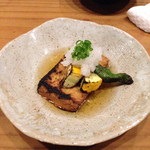 分田上 - 厚揚げ、ズッキーニ、万願寺とうがらし