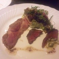ロッシ - メイン。左から豚肩ロース、牛ハラミ、牛ハツ