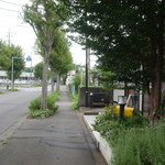 ベッカライ・ブロートツァイト - 駐車場は脇にあります