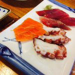 みなと食堂 - 刺身定食の刺身