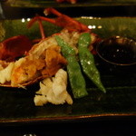 蘭麻 - 活伊勢エビのウニ焼き