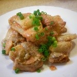 ゆたか - ホタテと山芋の明太子炒め