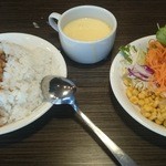 ステーキのあさくま - サラダバーメニューを盛りつけました。