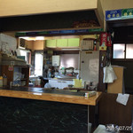 Okonomiyaki Fumi - 2015.7.25(土)13時50分 初訪問 モダン焼650円 ロケーション最高！(^з^)-☆