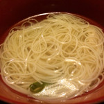 2015/6/☆  締めの鯛出汁ソーメン