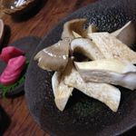 旬のさかな総 - H.27.7.21.夜 エリンギ・赤カブ漬け