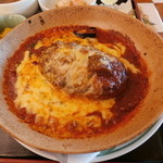 Sebiria Kan - メインはハンバーグのミートチーズ焼き