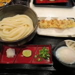 極浄うどん うだま - 2015.7温玉ちく天生醤油