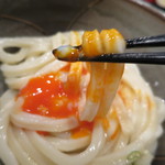 極浄うどん うだま - 2015.7温玉ちく天生醤油