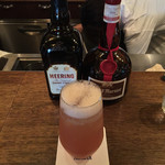 コーヒーハウス ニシヤ - グランマニエ チェリーリキュール ソーダ のカクテル