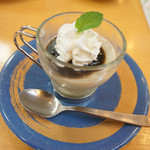 すしや まるいし - デザートの胡麻プリン