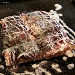 ミックスのお好み焼き