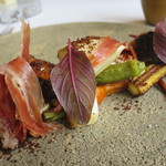 ナクレ - ニンジン、白スッキーニ、ヤングコーン、オクラ、カブ