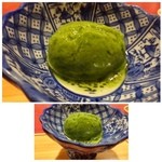 にくの匠 三芳 - デザート・・お抹茶のアイス。