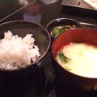 博多みやちく - ごはん＆お味噌汁