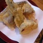 かいせき あづま路 - 季節野菜の天ぷら。