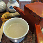 ながや - 蕎麦湯～