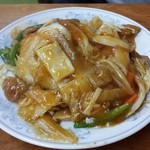 五十番 道場店 - レバーあんかけ焼きそば