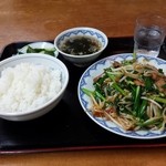 五十番 道場店 - ニラレバ炒め