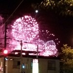 蛇の目寿し - 本渡花火大会。