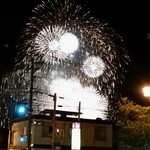 蛇の目寿し - 本渡 花火大会クライマックス！