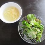 中国酒家　成 - スープ、サラダ(2015/07/25撮影)