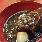 蛇の目寿し - ぜんざい リフトアップ。