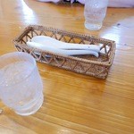 麺匠 玄龍 - 水とレンゲ＠2015/7