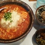 麺や 新のすけ - 特製タンタン麺withミニチャーシューマヨ丼