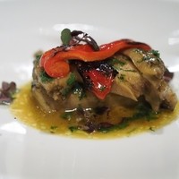ジョンティ アッシュ - 天然黒アワビの蒸し焼き　スダチの香り　