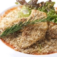 白身魚の香草パン粉焼き