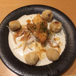 蜃氣楼 - 金目鯛とお芋の揚げ物