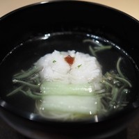 霞庭 まつばら - 鱧　にゅうめんのお椀