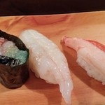 すし家 - ボタン海老＆カニ