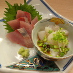 左：イナダ、右：タコ