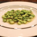 レンゲ - 枝豆と搾菜の炒め　(2015/07)