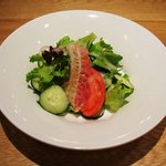 ポークハンバーグ＆とんかつ 田 - サラダ（ランチ）