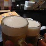 フリーダム ロード - H.27.7.25.夜 サッポロ生ビール(中) 390円で乾杯