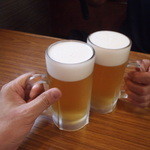 おやじ - 恒例のかんぱ～い！